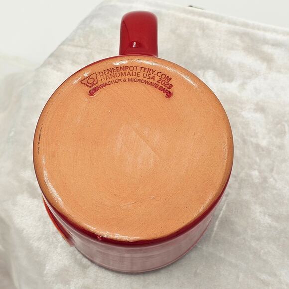 Snap On Collectible Stoneware Mug Deneen Pottery New - Picture 6 of 8